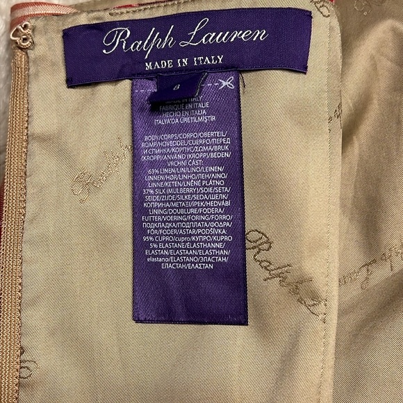 RALPH LAUREN Coleta Knotted Madras Crop Top Ralph Lauren Collection - Picture 10 of 11